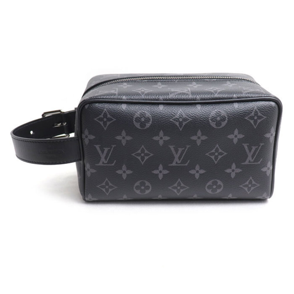 LOUIS VUITTON Locker Dopp Kit Handbag Monogram Eclipse M83113 Men's